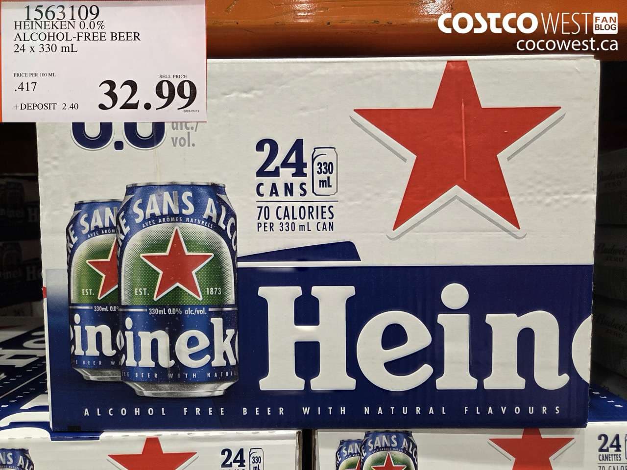 heineken 00 alcoholfree beer 24 x 330 ml