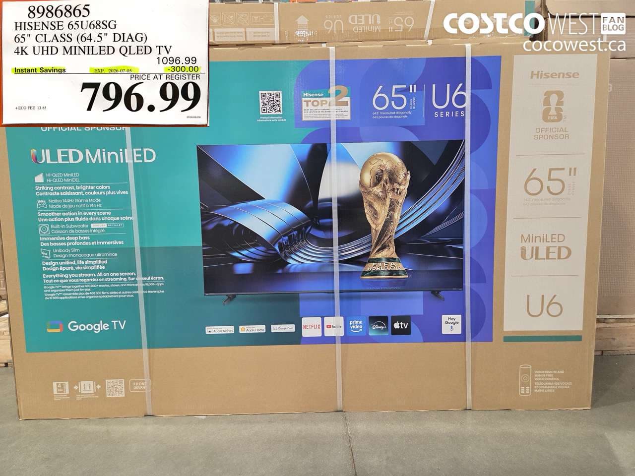 hisense 65u68sg
