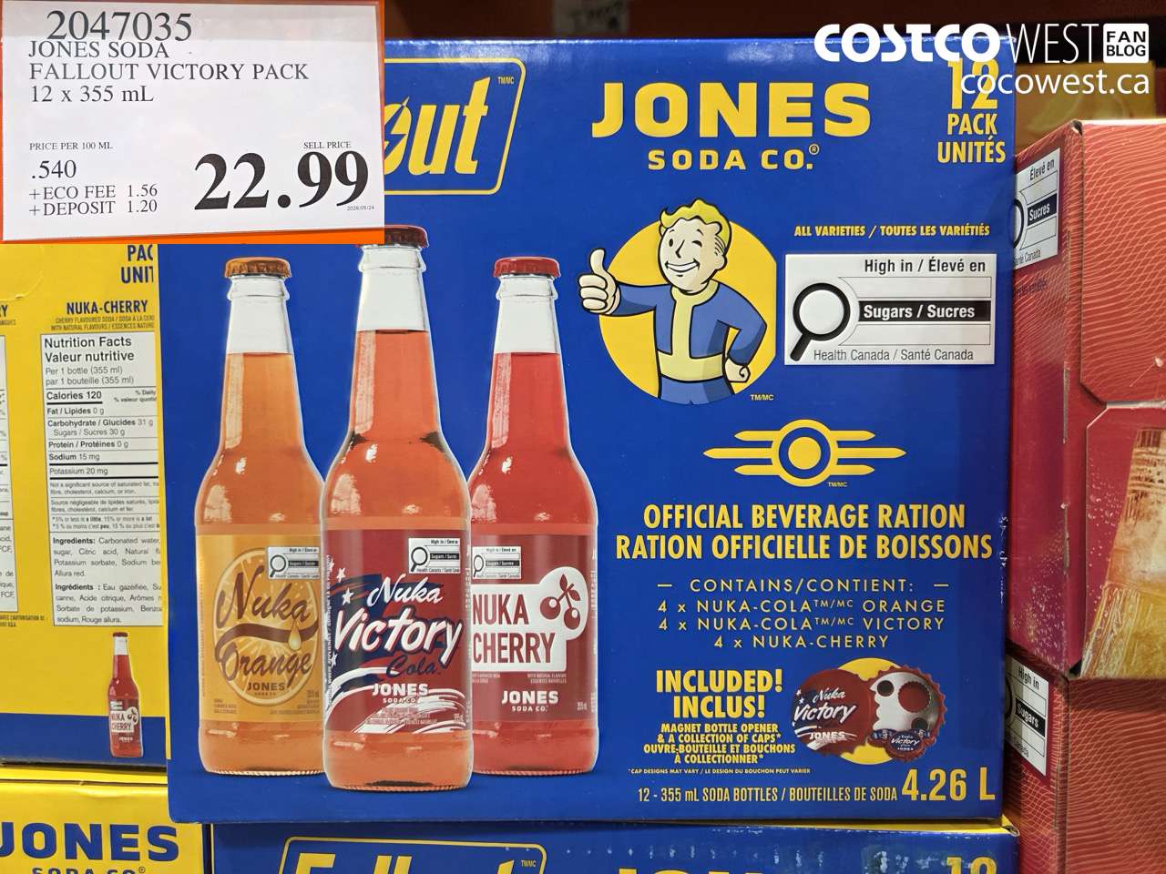 jones soda fallout victory pack 12 x 355 ml