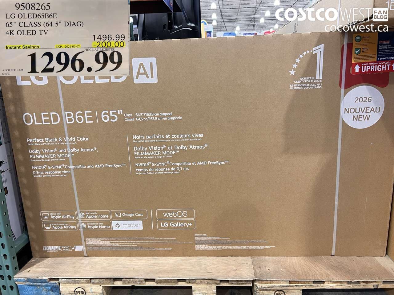 lg oled65b6e