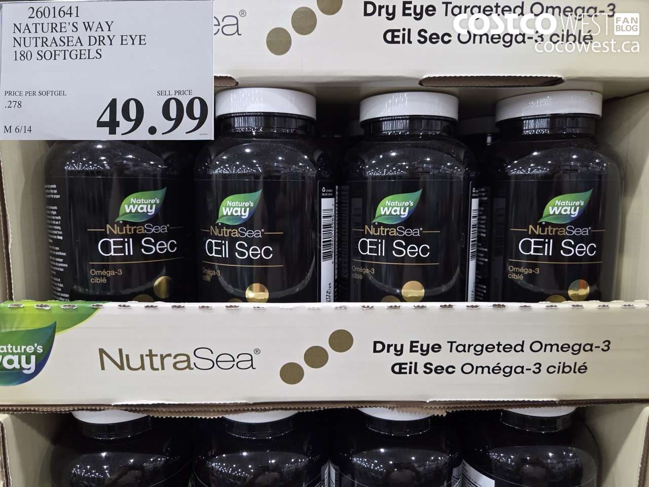 natures way nutrasea dry eye 180 softgels