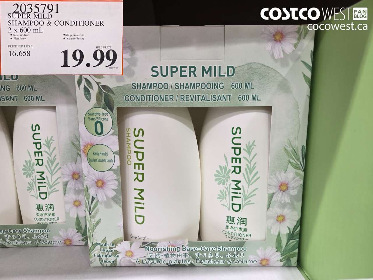 super mild shampoo conditioner 2 x 600 ml