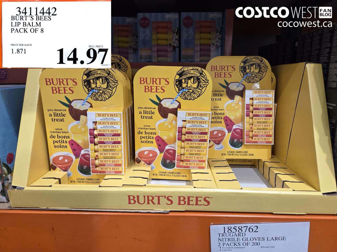 burts bees lip balm pack of 8