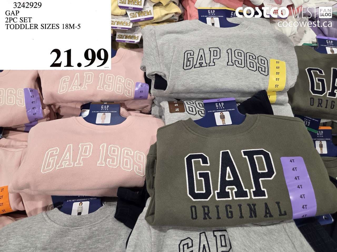 gap 2pc set toddler sizes 18m5