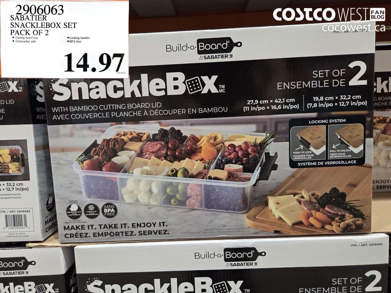 sabatier snacklebox set pack of 2