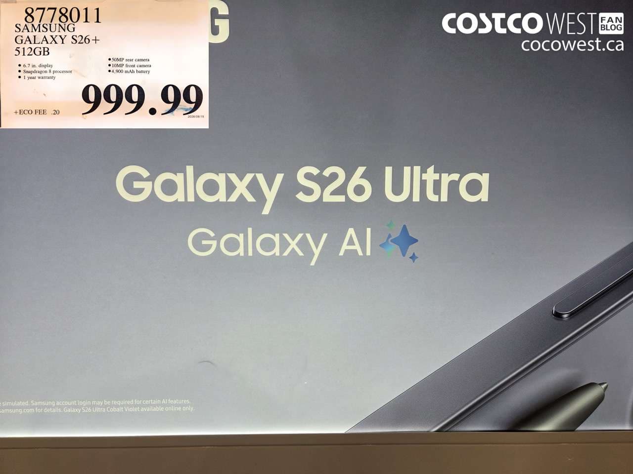 samsung galaxy s26 512gb