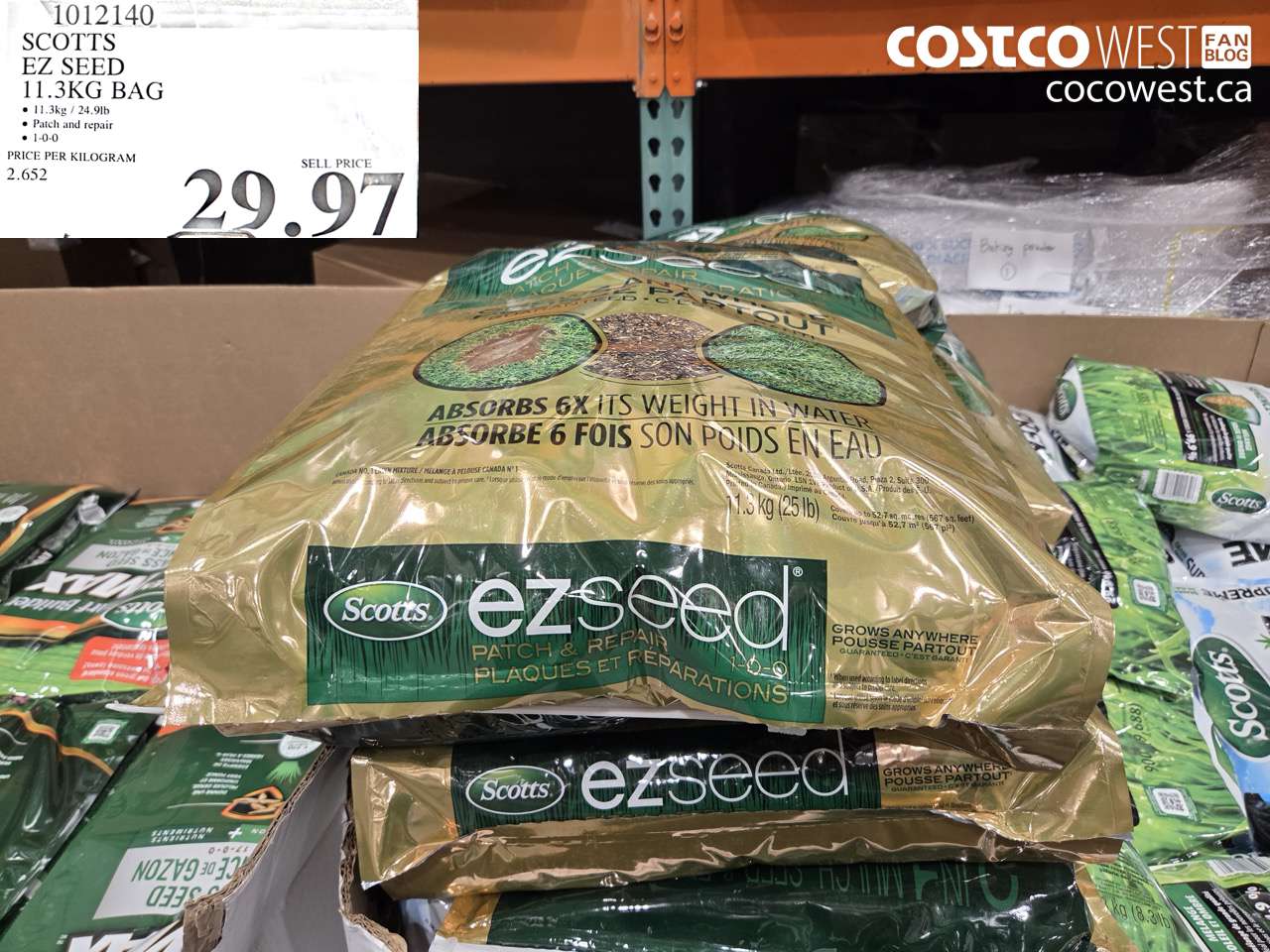 scotts ez seed 113kg bag