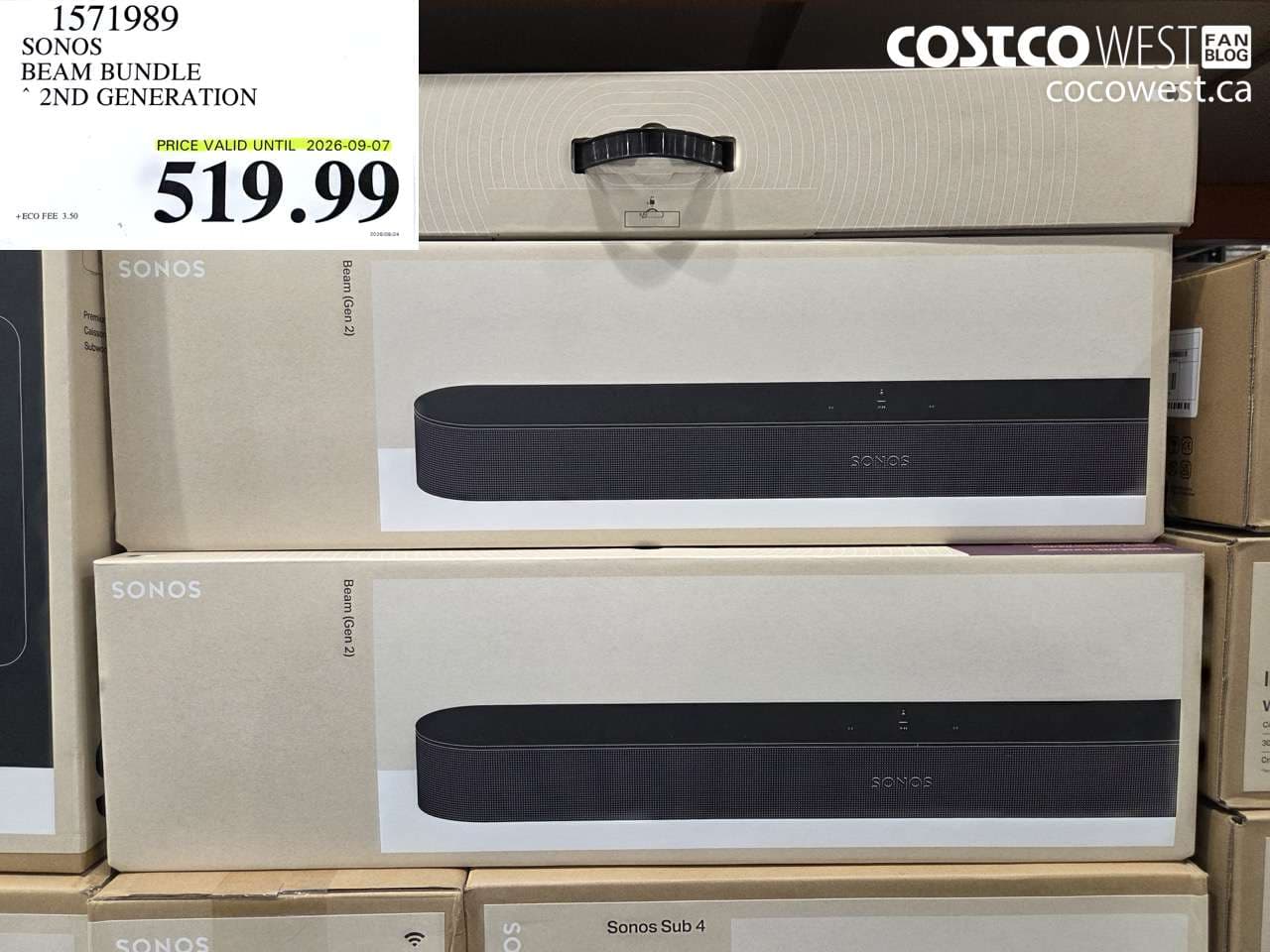 sonos beam bundle 2nd generation expires on 20260907