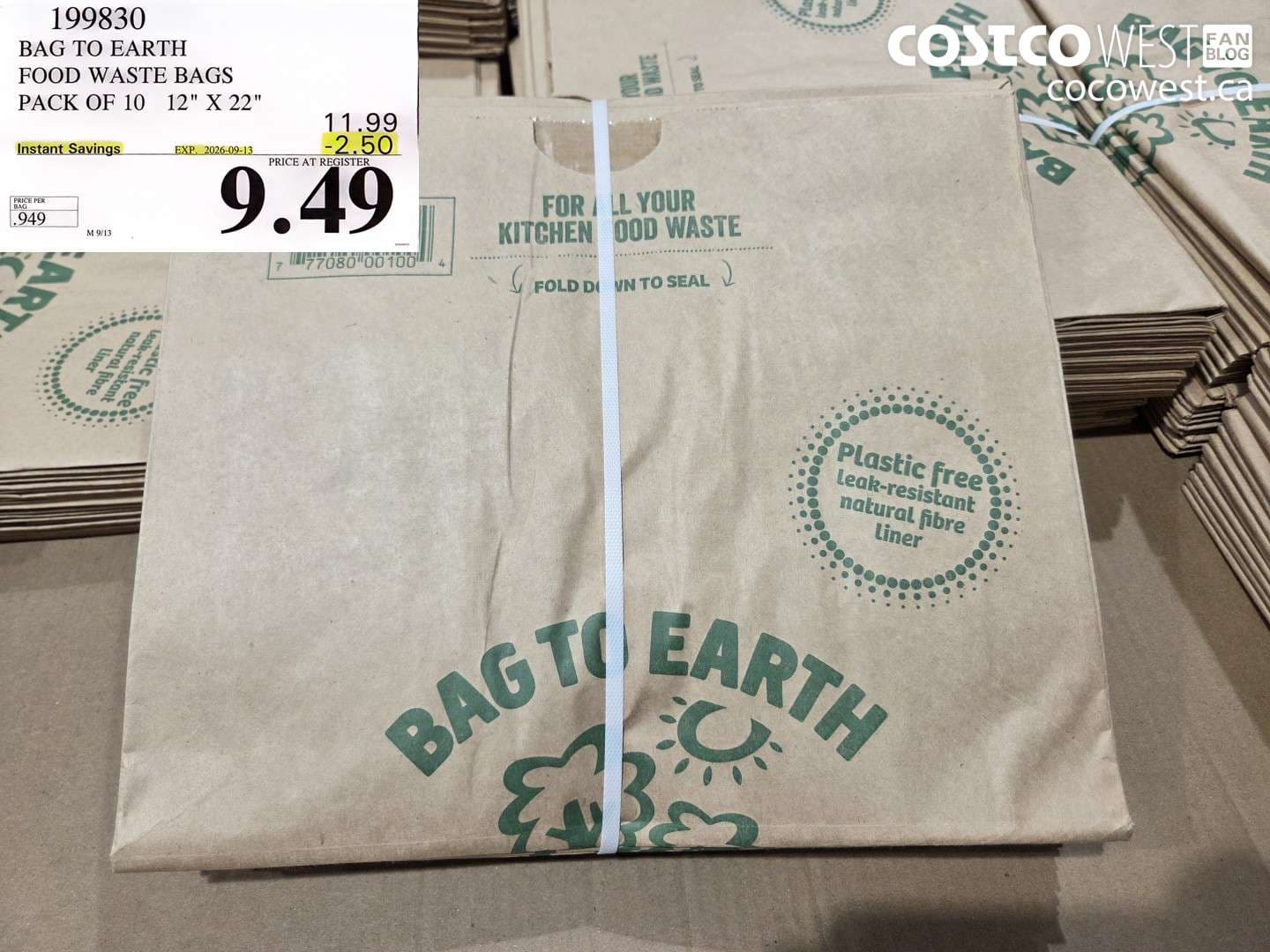 bag to earth food waste bags pack of 10