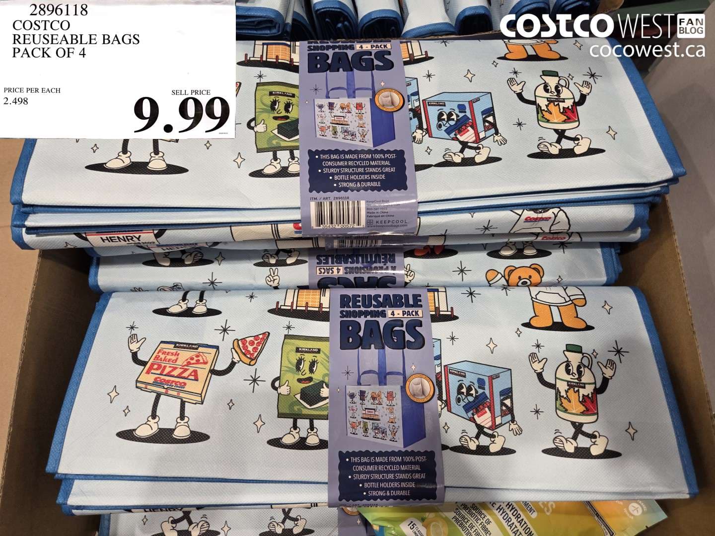costco reuseable bags pack of 4